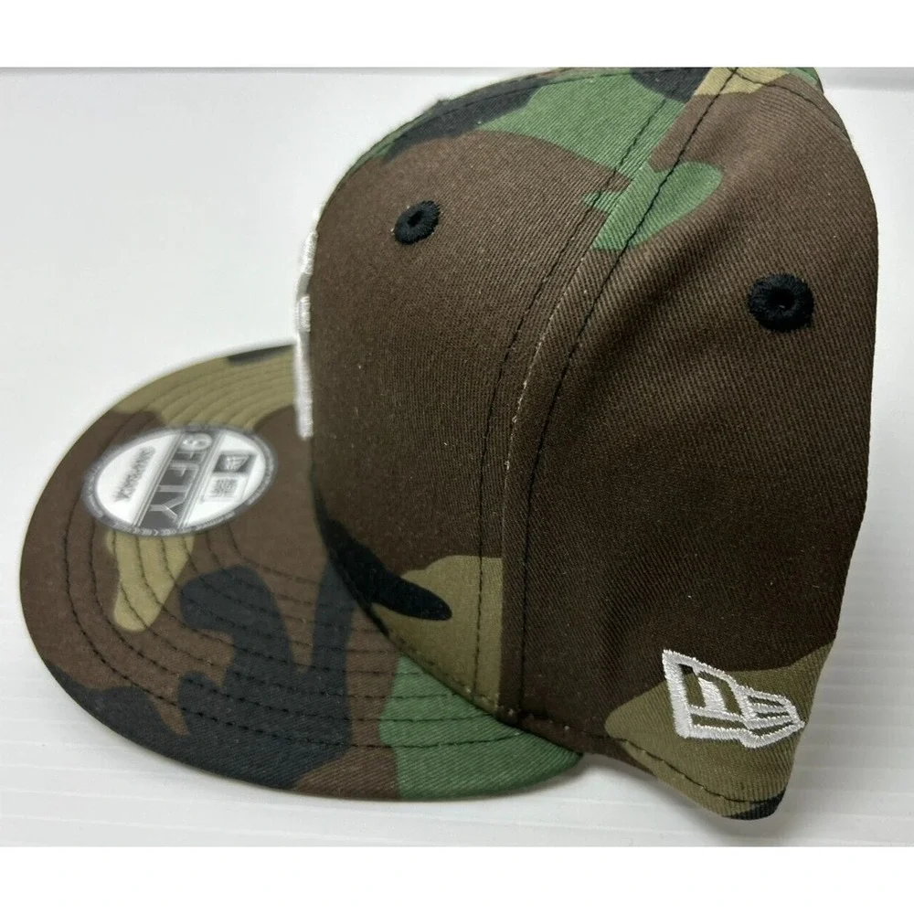 New York Yankees New Era 9Fifty Baseball Camo MLB Snapback Adjustable Hat - Picture 4 of 7